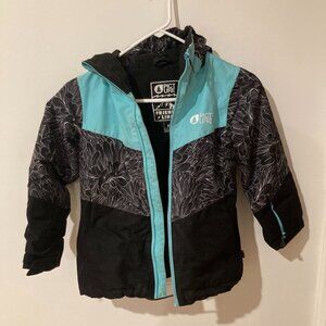 Picture Organic Friends Line Girls Ski Jacket Size 8